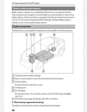 lexus rz 450e 2024-2025 owners manual